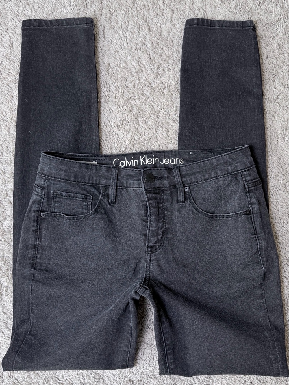 Calvin Klein Jeans Women's Dark Charcoal Skinny Jeans